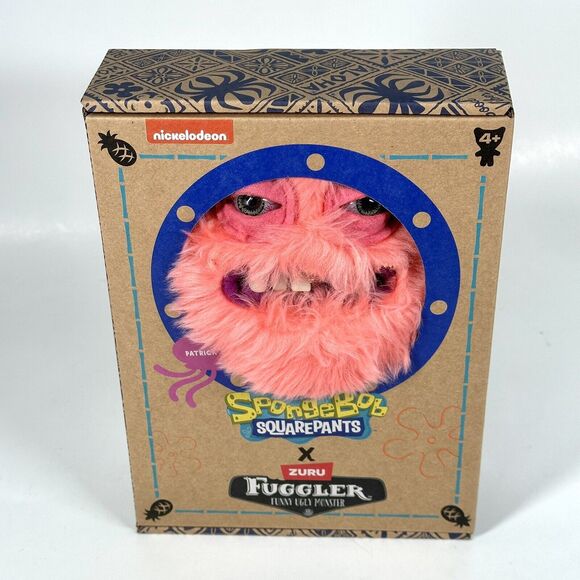 FUGGLER SPONGEBOB SQUAREPANTS COLLECTORS EDITION FUNNY UGLY MONSTER PATRICK STAR - Picture 3 of 4